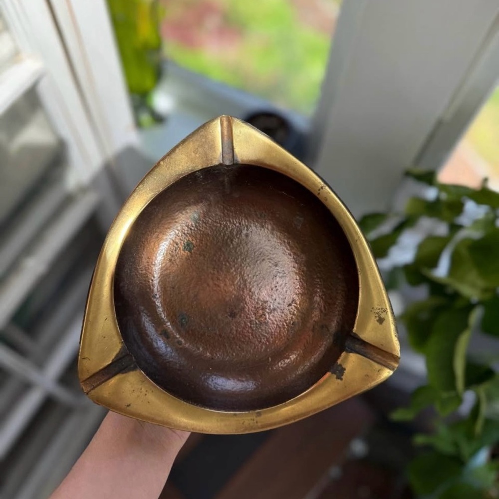 Vintage MCM Ashtray Norman Bleckner Design